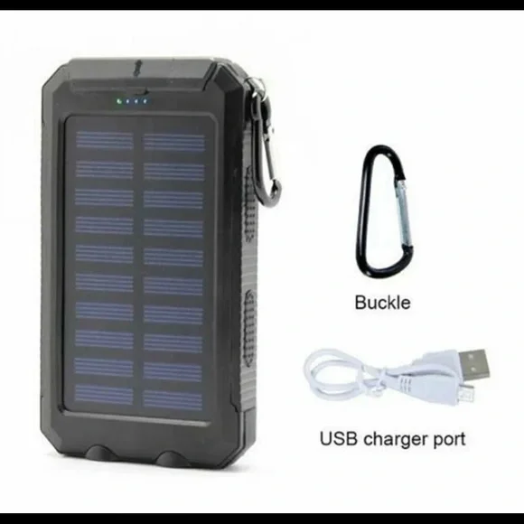 ⚡️☀️SOLAR Charger USB Portable Power Bank for Cell Phones,laptop with flashlight - Picture 4 of 10